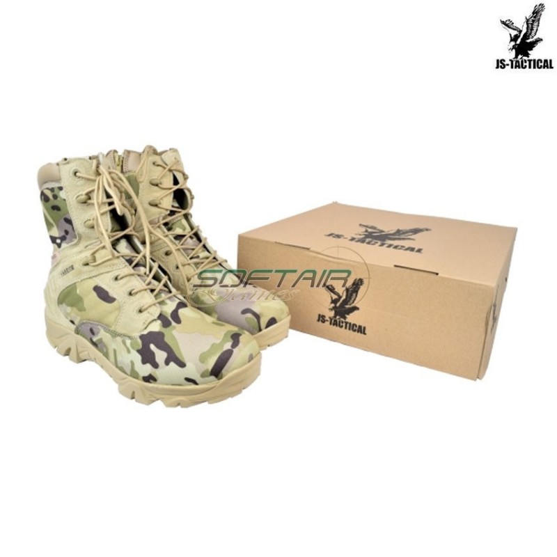 Boots Military Combat Zip Multicam Js Tactical (js-bwm) Boots Military Combat Zip Multicam Js Tactical (js-bwm)