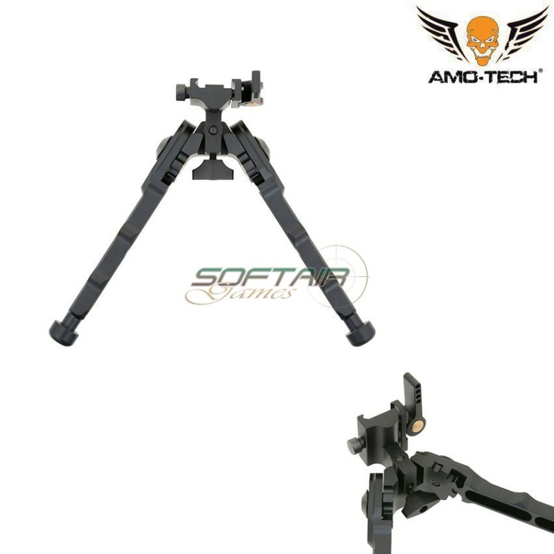 Accu-tac Br-4 Qd Style Black Bipod Amo-tech® (amt-bp012-bk)