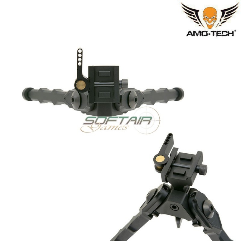 Accu-tac Br-4 Qd Style Black Bipod Amo-tech® (amt-bp012-bk)