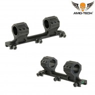 Scope Mount Super Precision Big Bertha Style 30/25.4 Black Amo-tech® (amt-as-m047-bk)