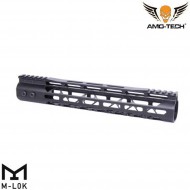 Handguard Aeg Skeletonized Gt Usa Style LC 12" Black Amo-tech® (amt-r135-bk)