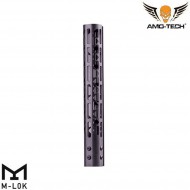 Handguard Aeg Skeletonized Gt Usa Style LC 12" Black Amo-tech® (amt-r135-bk)