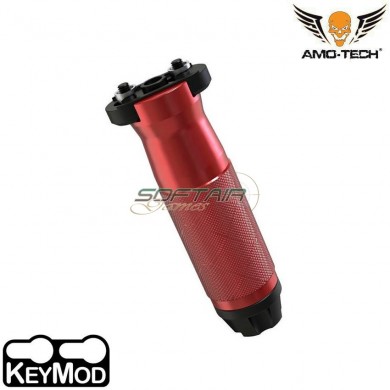Vertical Grip Keymod Long Red Samson Style Evolution Amo-tech® (amt-g106-rd)
