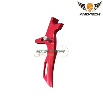 Speed Trigger Ra Style Red For Aeg M4/m16 Amo-tech® (amt-as-b079-rd)