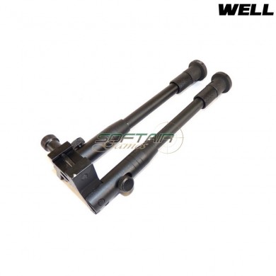 Bipede Universale Regolabile Full Metal Per 20mm Rail Well (awp)