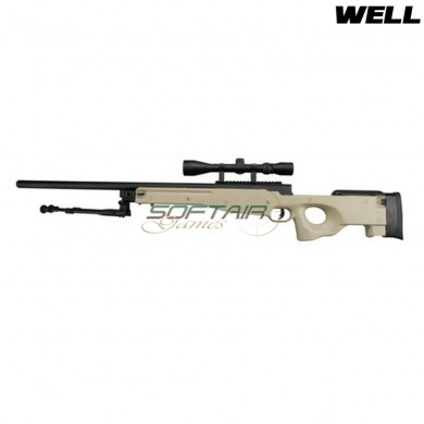 Sniper Spring Rifle Full Set L96 Mauser Tan Well (mb01tfull)