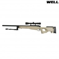 Sniper Spring Rifle Full Set L96 Mauser Tan Well (mb01tfull) Sniper Spring Rifle Full Set L96 Mauser Tan Well (mb01tfull)