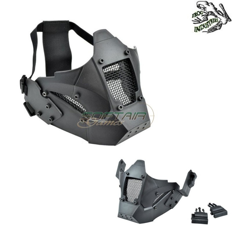 Facial Mask Black Jay Fast Frog Industries® (fi-019316-bk)