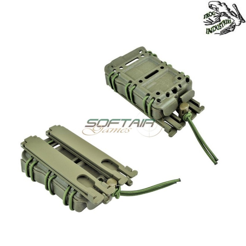 Tactical Mag G-code Scorpion Style Pouch 5.56 Olive Drab Frog Industries® (fi-wo-mg26vd-od)