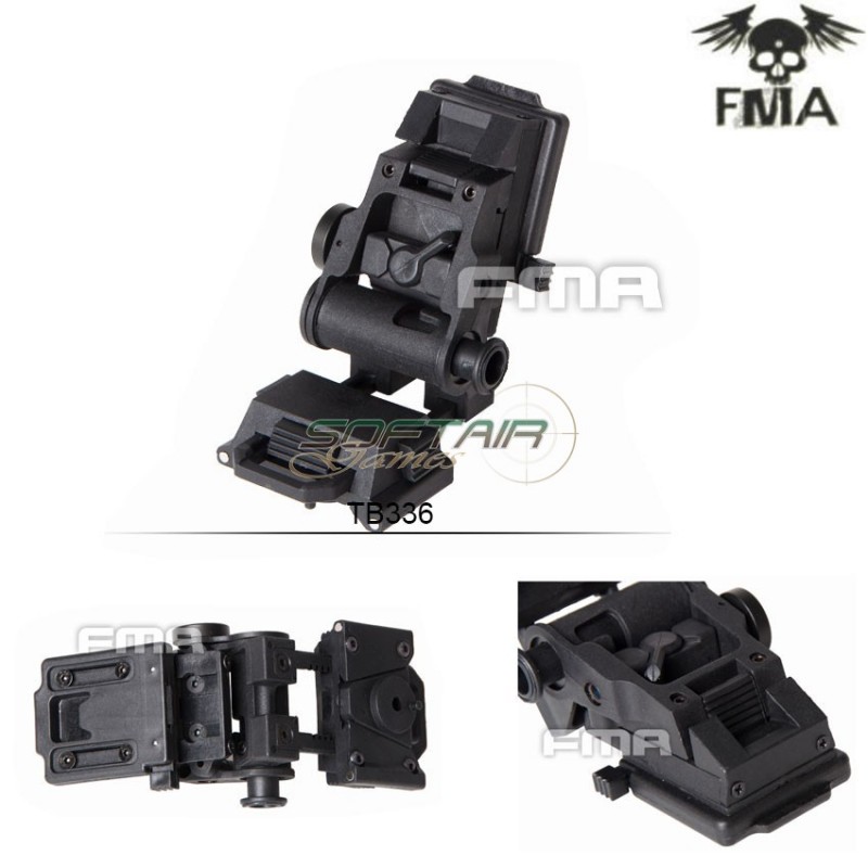 Mount Elmetto L3g24 Per Pvs 15/18 Nv Black Fma (fma-tb336-bk)