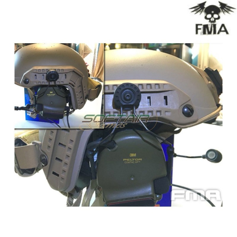 Headset Adapter Fara Oth Msa/comtac Dark Earth Fma (fma-tb1292-de)