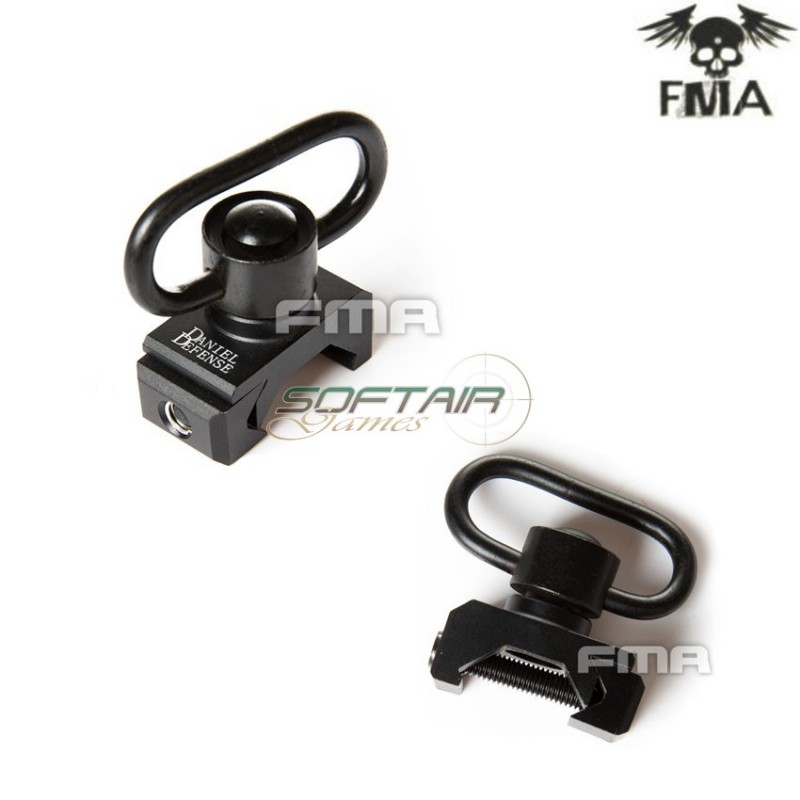 Sling Swivel Dd Style Rail 20mm Fma (fma-tb70-bk)