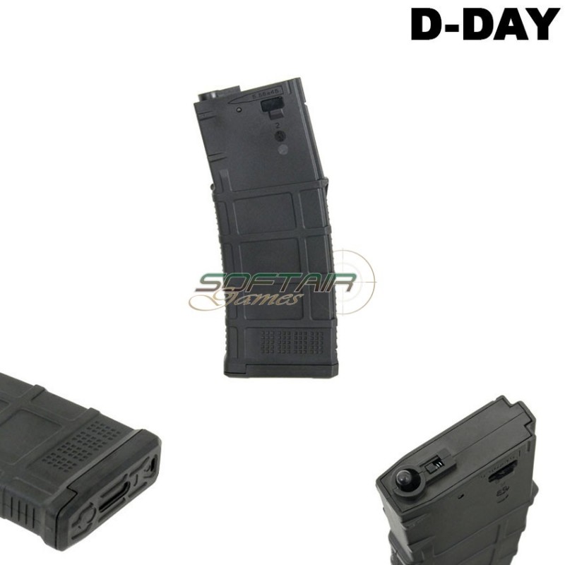 Mid-cap Magazine Dmag M4/m16 30/135 Variable-cap Black D-day (dd-mag-ms-bk)