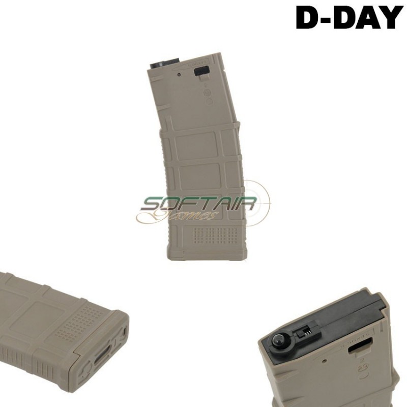 Mid-cap Magazine Dmag M4/m16 30/135 Variable-cap Dark Earth D-day (dd-mag-ms-de)
