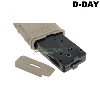 Caricatore Monofilare Aeg Dmag M4/m16 30/135 Variable-cap Dark Earth D-day (dd-mag-ms-de)