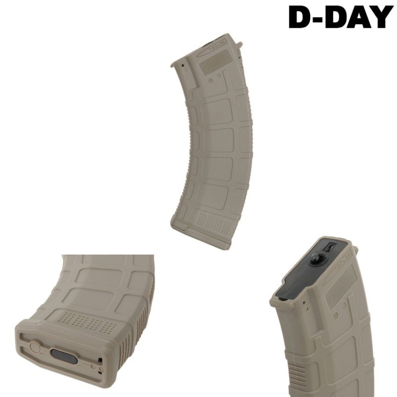 Caricatore Monofilare Aeg Dmag Ak 30/135 Variable-cap Dark Earth D-day (dd-mag-as-de)
