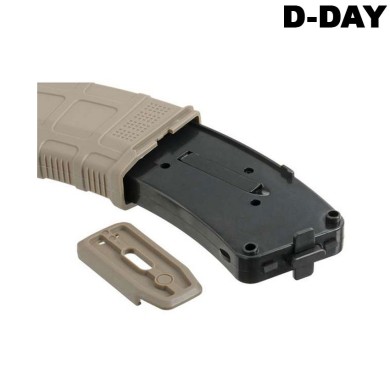Mid-cap Magazine Dmag Ak 30/135 Variable-cap Dark Earth D-day (dd-mag-as-de)