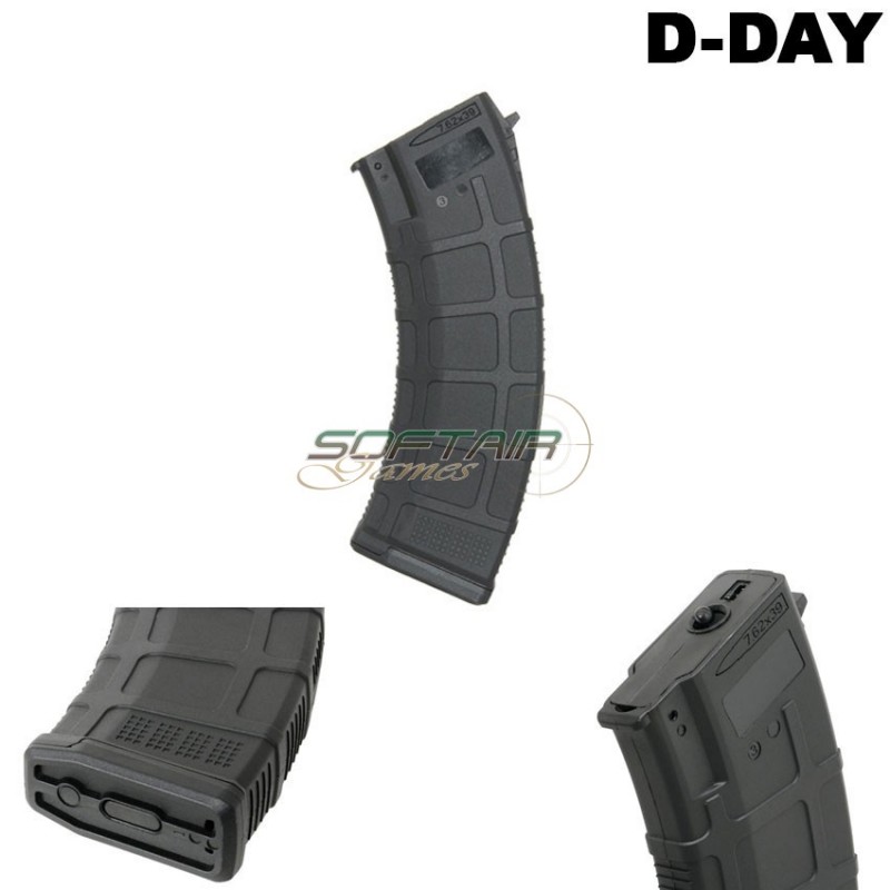 Caricatore Monofilare Aeg Dmag Ak 30/135 Variable-cap Black D-day (dd-mag-as-bk)