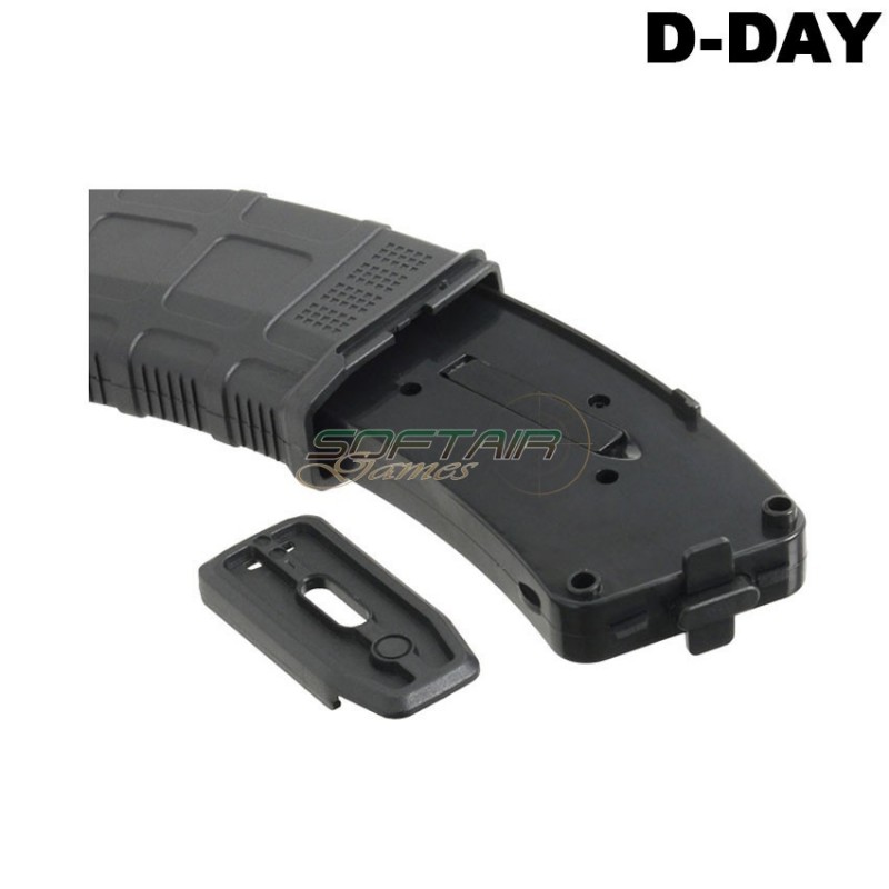 Mid-cap Magazine Dmag Ak 30/135 Variable-cap Black D-day (dd-mag-as-bk)
