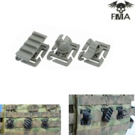 Set 3 Adattatori 25mm Molle System Foliage Green Fma (fma-tb542) Set 3 Adattatori 25mm Molle System Foliage Green Fma (fma-tb542)