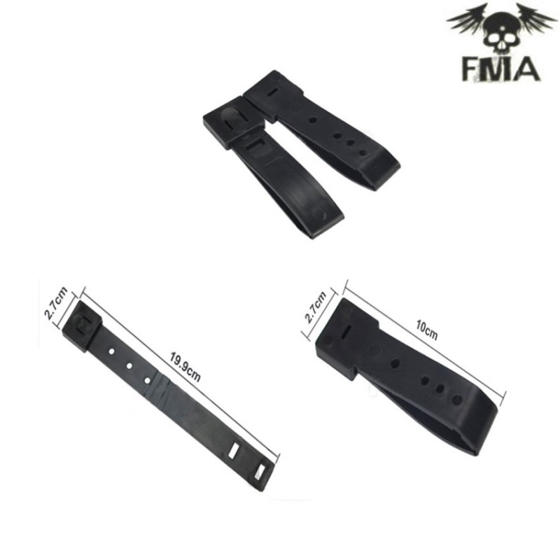 Short Malice Clips Set 2x Black Fma (fma-tb1032-bk)