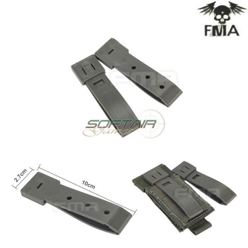 Short Malice Clips Set 2x Foliage Green Fma (fma-tb1032-fg)