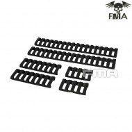 Soft Rail Cover Set 6pz Black Fma (fma-tb1049-bk)