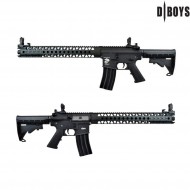 Fucile Elettrico M4 Lvoa Predator 16" Full Metal Black Dboys (2581m)
