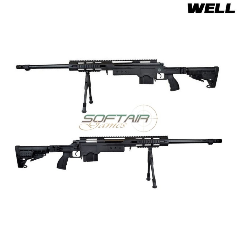 Fucile A Molla Msr Folding Type Sniper Rifle Bolt Action Black Well (mb4412b) Fucile A Molla Msr Folding Type Sniper Rifle Bolt Action Black Well (mb4412b)