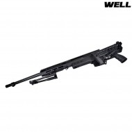 Spring Rifle Msr Folding Type Sniper Rifle Bolt Action Black Well (mb4412b)
