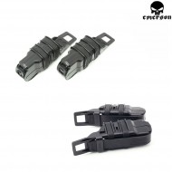 Double Rigid Fast Pistol Mag Pouch Black Emerson (em304) Double Rigid Fast Pistol Mag Pouch Black Emerson (em304)