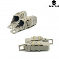 Double Rigid Fast Pistol Mag Pouch Dark Earth Emerson (em305) Double Rigid Fast Pistol Mag Pouch Dark Earth Emerson (em305)