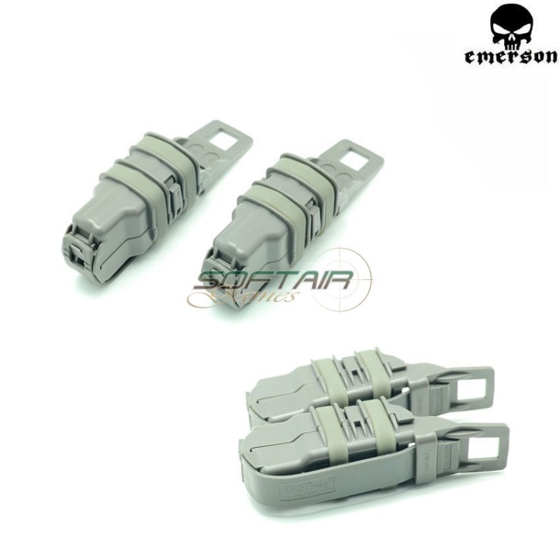 Double Rigid Fast Pistol Mag Pouch Foliage Green Emerson (em306)