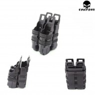 Rigid Fast M4 & Pistol Mag Pouch Black Emerson (em307)