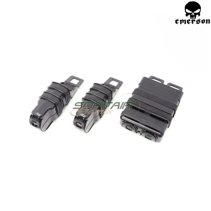 Rigid Fast M4 & Pistol Mag Pouch Black Emerson (em307)