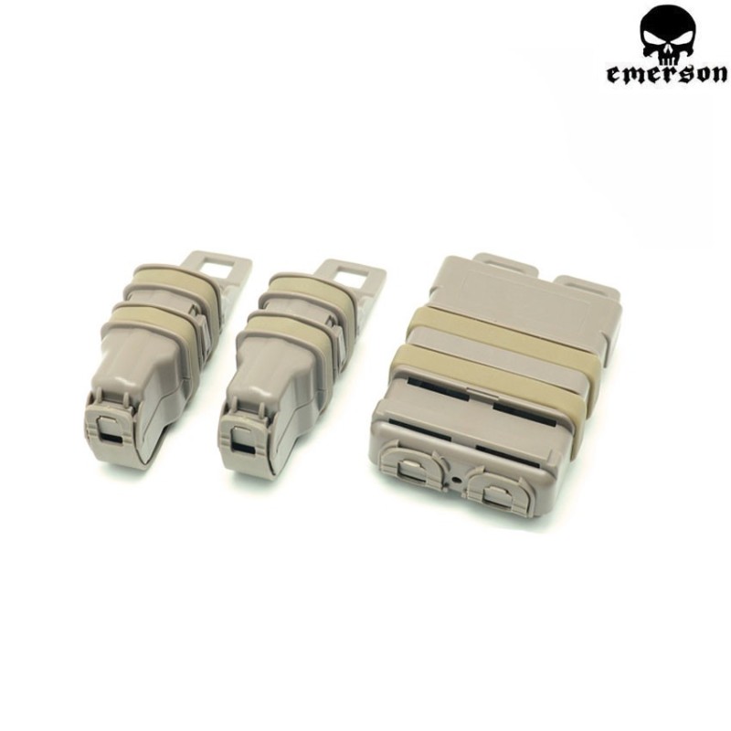 Rigid Fast M4 & Pistol Mag Pouch Dark Earth Emerson (em308)