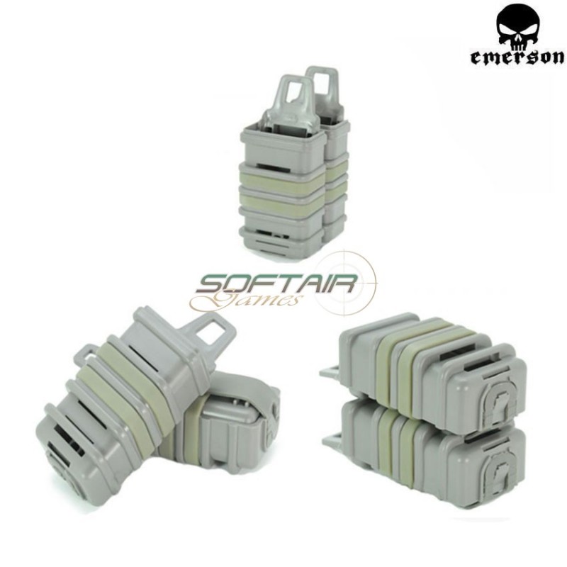 Double Rigid Fast Mp5/mp7 Mag Pouch Foliage Green Emerson (em748)