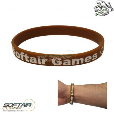 Silicon Wrist Bracelet Sg Coyote Brown Frog Industries® (fi-lqf003-cb)