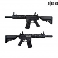 Fucile Elettrico M4 Silenced Sport Black Dboys (3881-p)
