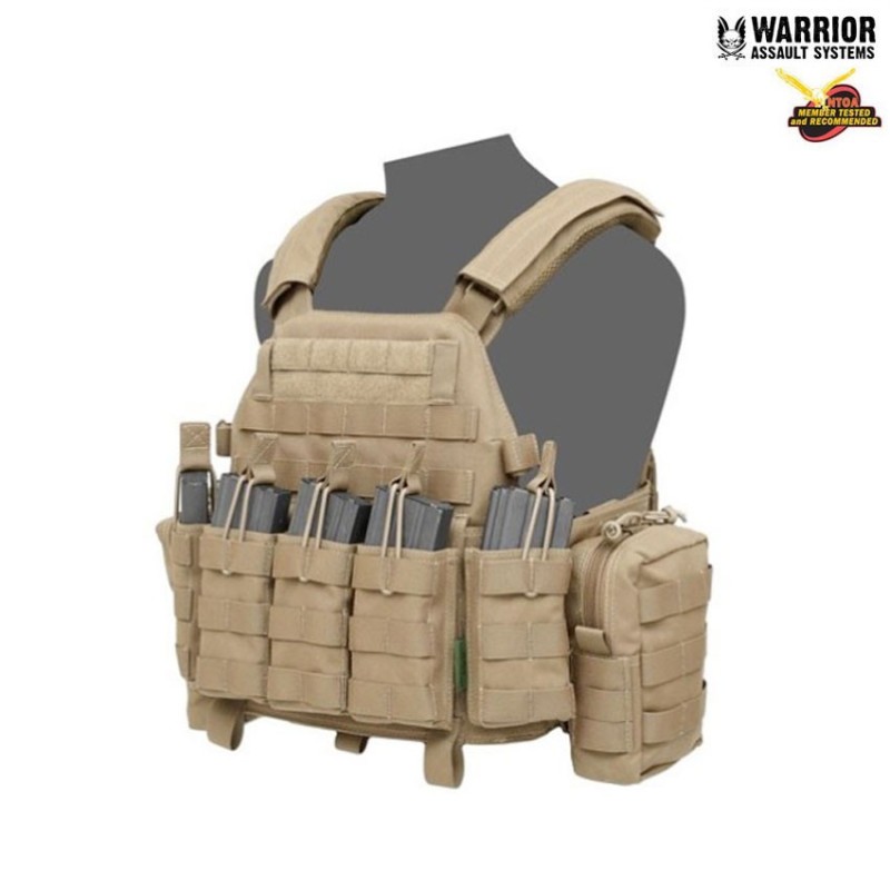 Plate Carrier Dcs 5.56 Special Force Combo Coyote Tan Warrior Assault Systems (w-eo-dcs-da-556-ct)