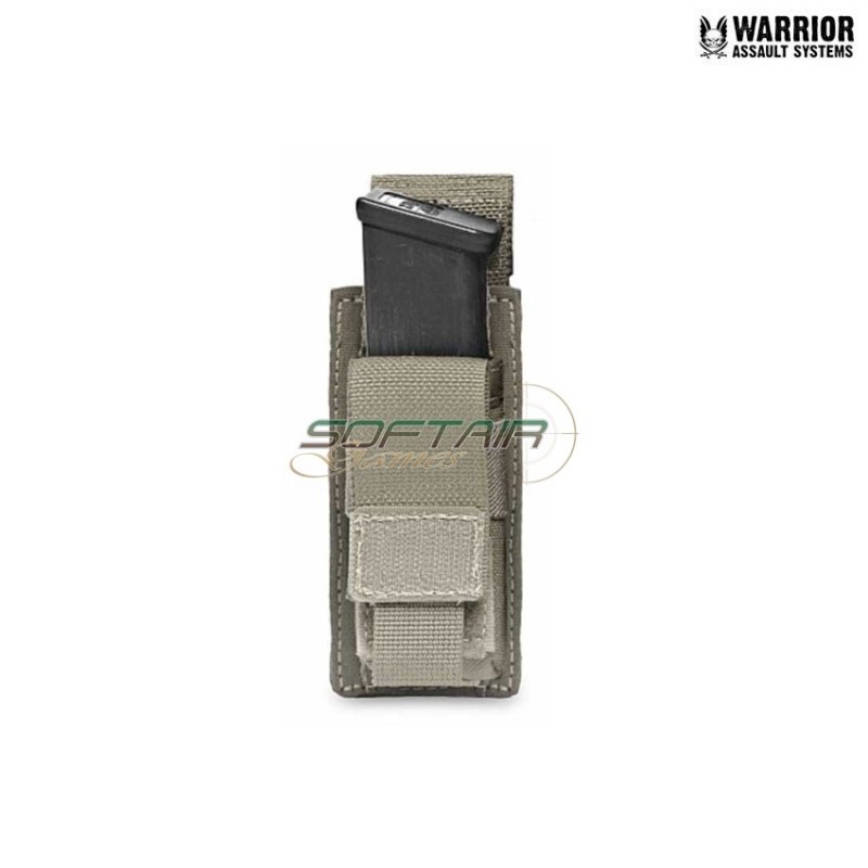 Single 9mm Pistol Magazine Pouch Ranger Green Warrior Assault Systems (w-eo-spda-9-rg) Single 9mm Pistol Magazine Pouch Ranger Green Warrior Assault Systems (w-eo-spda-9-rg)
