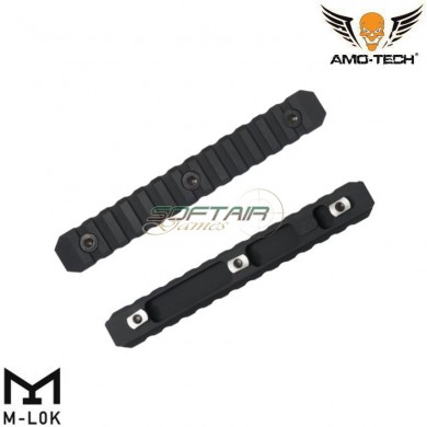 Slitta 13 Slots Rail Black Per LC Amo-tech® (amt-as-r058-13-bk)
