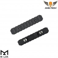 Slitta 9 Slots Rail Black Per LC Amo-tech® (amt-as-r058-9-bk)