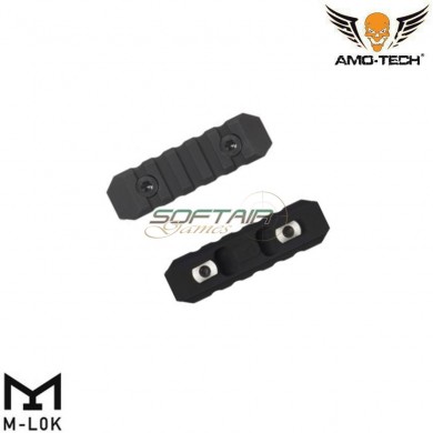 Slitta 5 Slots Rail Black Per LC Amo-tech® (amt-as-r058-5-bk)