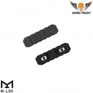 Slitta 5 Slots Rail Black Per LC Amo-tech® (amt-as-r058-5-bk)