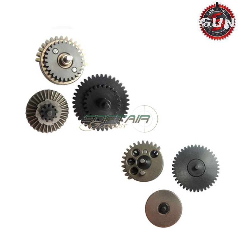 Steel Cnc Gears Set 16:1 High Speed For Aeg Gun Five (gf-cl02)
