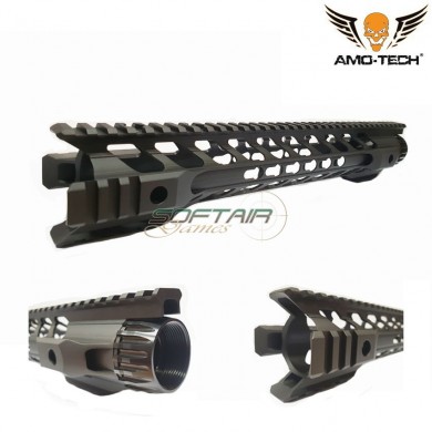 Handguard Aeg Fortis Night Style Keymod 14" Black Amo-tech® (amt-r176k14-bk)