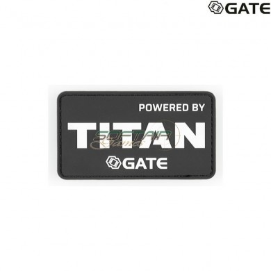Patch 3d Pvc Black Titan Gate (gate-ttn-p1)