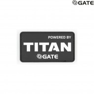 Patch 3d Pvc Black Titan Gate (gate-ttn-p1) Patch 3d Pvc Black Titan Gate (gate-ttn-p1)