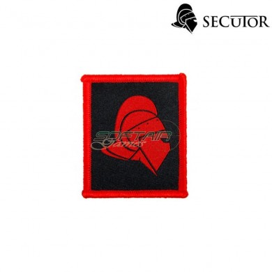 Embroidered Patch Helmet Black Background Secutor (sr-sap0002)
